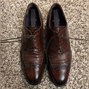 To Boot New York Liddell Cognac Calf Wingtip - SIZE 7
